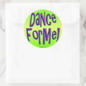 踊って！シール ラウンドシール (バッグ)