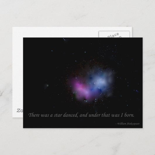 踊られた星がありました ポストカード (正面/裏面)