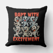 踊りおもしろいのミイラが興奮に包まれる クッション (正面)