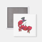 踊りおもしろいカニ マグネット (正面/裏面)