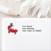 踊りおもしろいカニ ラベル (インサイチュ)