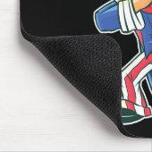 踊りおもしろいダビングおじさんサム4th Of 7月ボーイズG マウスパッド (コーナー)