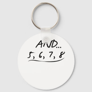 踊りおもしろい先生ギフトと5 6 7 8 Love Dance キーホルダー