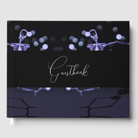 踊りお祝いX線骨格 ゲストブック (正面)