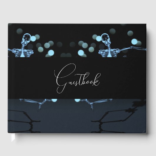 踊りお祝いX線骨格 ゲストブック (正面)