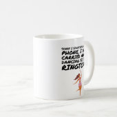 踊りから着信音 コーヒーマグカップ (正面右)
