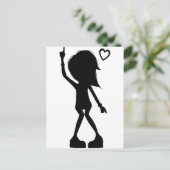 踊りが大好き！ ポストカード (スタンド正面)