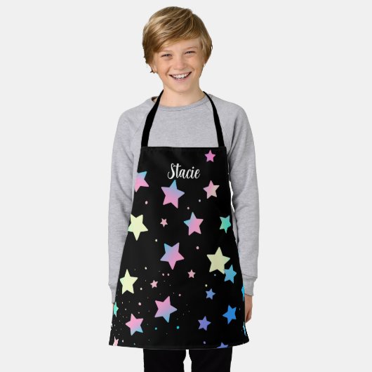 踊りすごい星 エプロン (着用した状態)