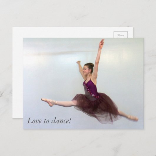 踊りたい! ポストカード (正面/裏面)