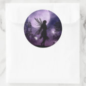 踊りで月光の妖精のシール ラウンドシール (バッグ)