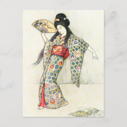 踊りとゴールデンコーム ポストカード (正面)