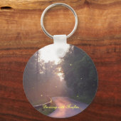 踊りとホタルのキーチェーン キーホルダー (正面)