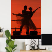 踊りと一緒に日没に永遠に ポスター (ホームオフィス)