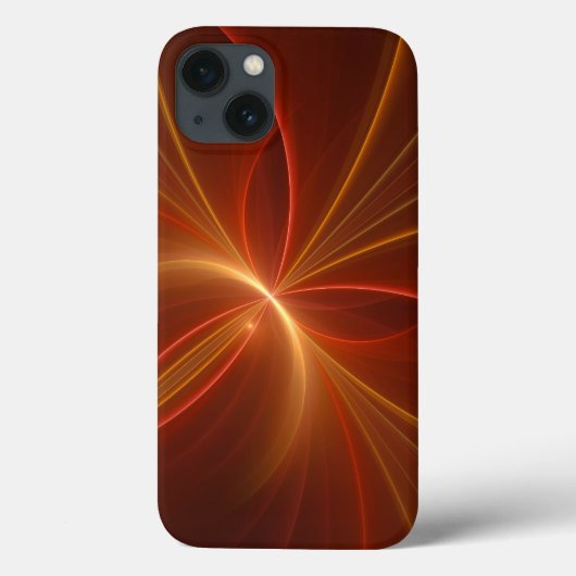踊りと光のフラクタルモダン抽象芸術アート Case-Mate iPhoneケース (裏面)