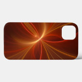 踊りと光のフラクタルモダン抽象芸術アート Case-Mate iPhoneケース (裏面 (横))