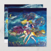 踊りと夜の音楽 招待状 (正面/裏面)