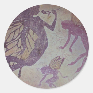 踊りと妖精 ラウンドシール