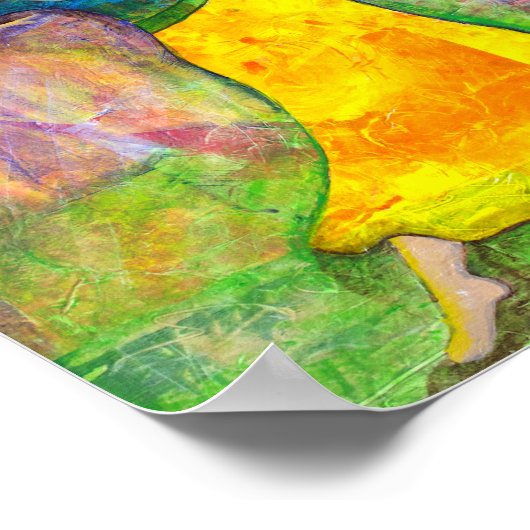 踊りと自分自身 ポスター (角)