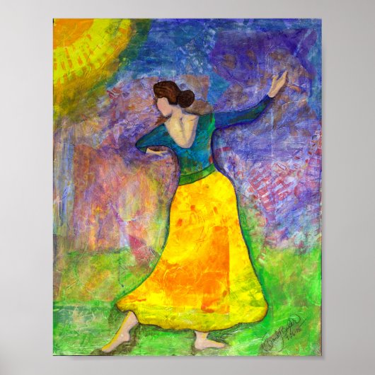 踊りと自分自身 ポスター (正面)