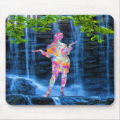 踊りと自然マウスマット マウスパッド (正面)