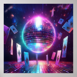 踊りと賭博の夜の準備ができている ポスター