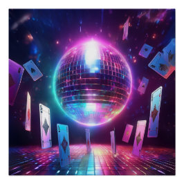 踊りと賭博の夜の準備ができている ポスター