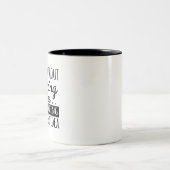 踊りのない日は…冗談じゃない ツートーンマグカップ (中央)