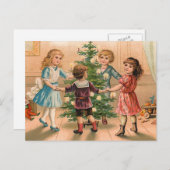 踊りのまわりに・ザ・クリスマスツリー シーズンポストカード (正面/裏面)