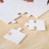 踊りのアステカなシャーマンの戦士 ジグソーパズル (側面)