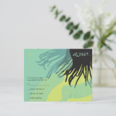 踊りのイルカのバルミツワーの応答カード 出欠カード (スタンド正面)