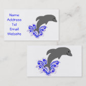 踊りのイルカの名刺 名刺 (正面/裏面)