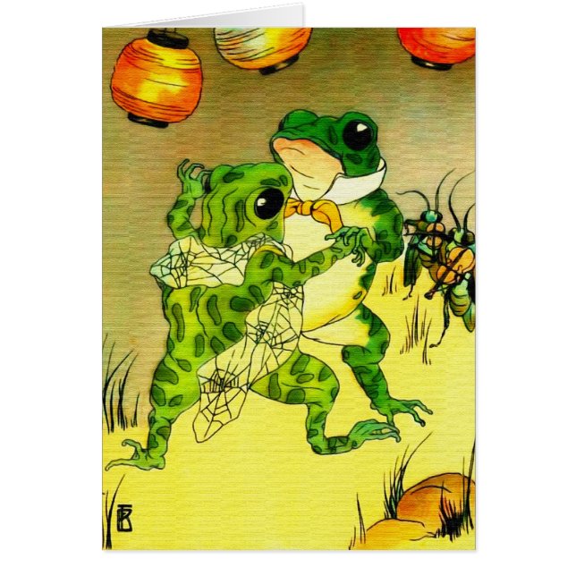 踊りのカエル (正面)