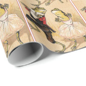 踊りのカエル ラッピングペーパー (ロールコーナー)