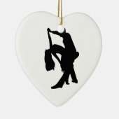 踊りのカップル セラミックオーナメント (右)