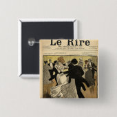 踊りのカップル 缶バッジ (正面&裏面)