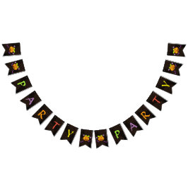 踊りのカボチャハローウィンパーティの装飾 バンティングフラッグ