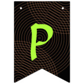 踊りのカボチャハローウィンパーティの装飾 バンティングフラッグ (第3の旗)