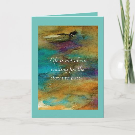 踊りのグリーティングカード カード (正面)