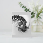 踊りのシュロの葉の郵便はがき ポストカード (スタンド正面)