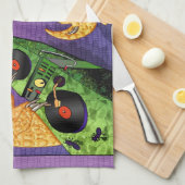 踊りのセンザンコウ キッチンタオル (四つ折り)