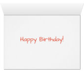 踊りのドラゴンのバースデー・カード (内部横(下))