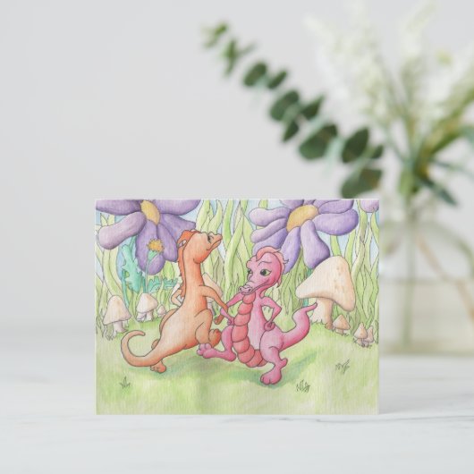 踊りのドラゴン ポストカード (スタンド正面)