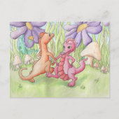 踊りのドラゴン ポストカード (正面)