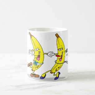 踊りのバナナのマグ コーヒーマグカップ