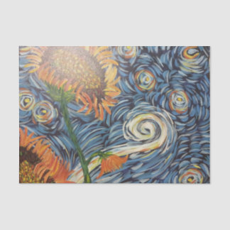 踊りのヒマワリのティッシュペーパー 薄葉紙