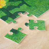 踊りのヒマワリのパズル ジグソーパズル (側面)