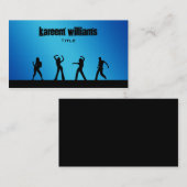 踊りのフィットネスの名刺 名刺 (正面/裏面)