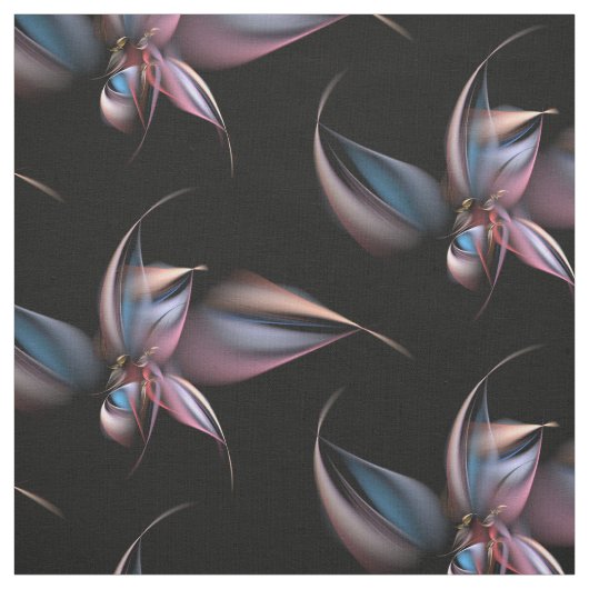 踊りのフラクタルの生地 ファブリック (見本)