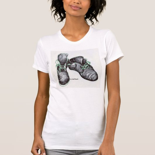 踊りのブーツ Tシャツ (正面)