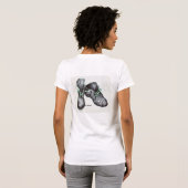 踊りのブーツ Tシャツ (裏面フル)